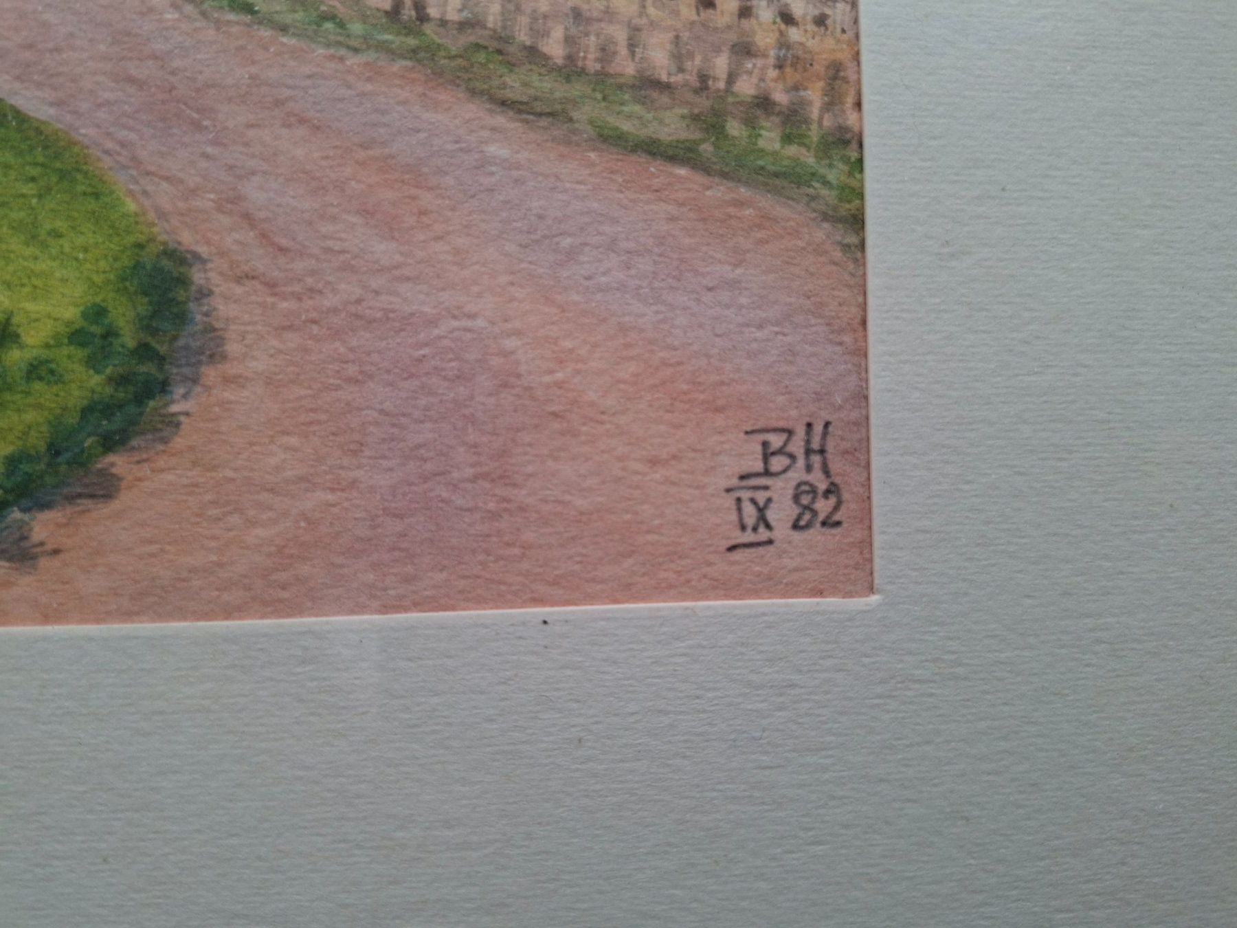 Gemälde: Bruno Hesse, Aquarell 1982, Herzogenbuchsee vom Eigen – Gebraucht aus Herzogenbuchsee von Herkules9 1