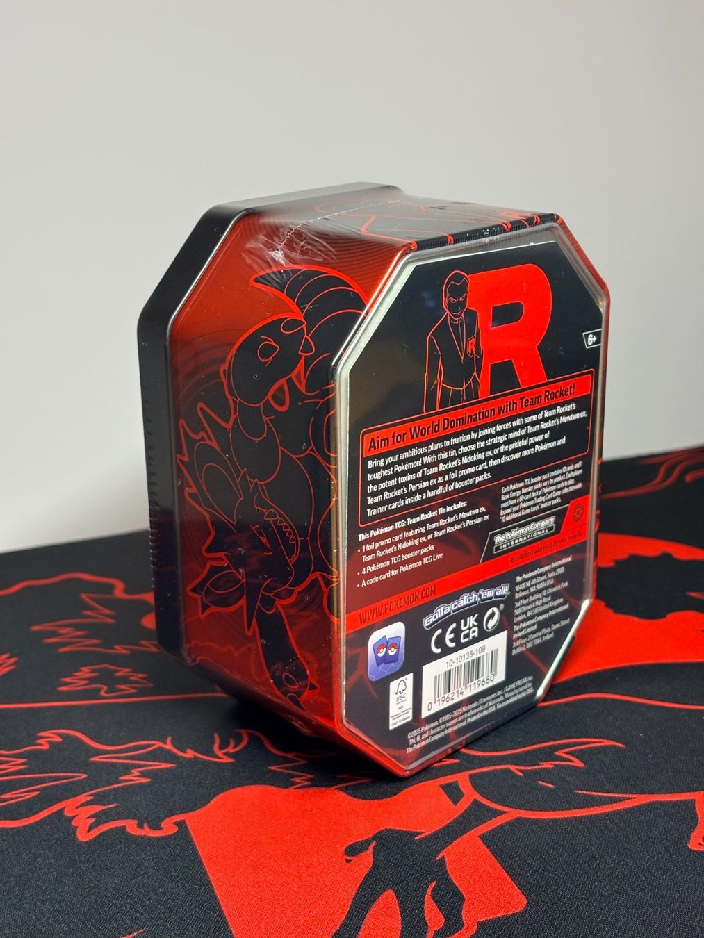 Pokémon Carte collezionabili: Pokémon Team Rocket Tins: Team Rocket's Mewtwo ex Tin – Nuovo e nell'imballaggio originale da Olten venduto da p1xx3l 2