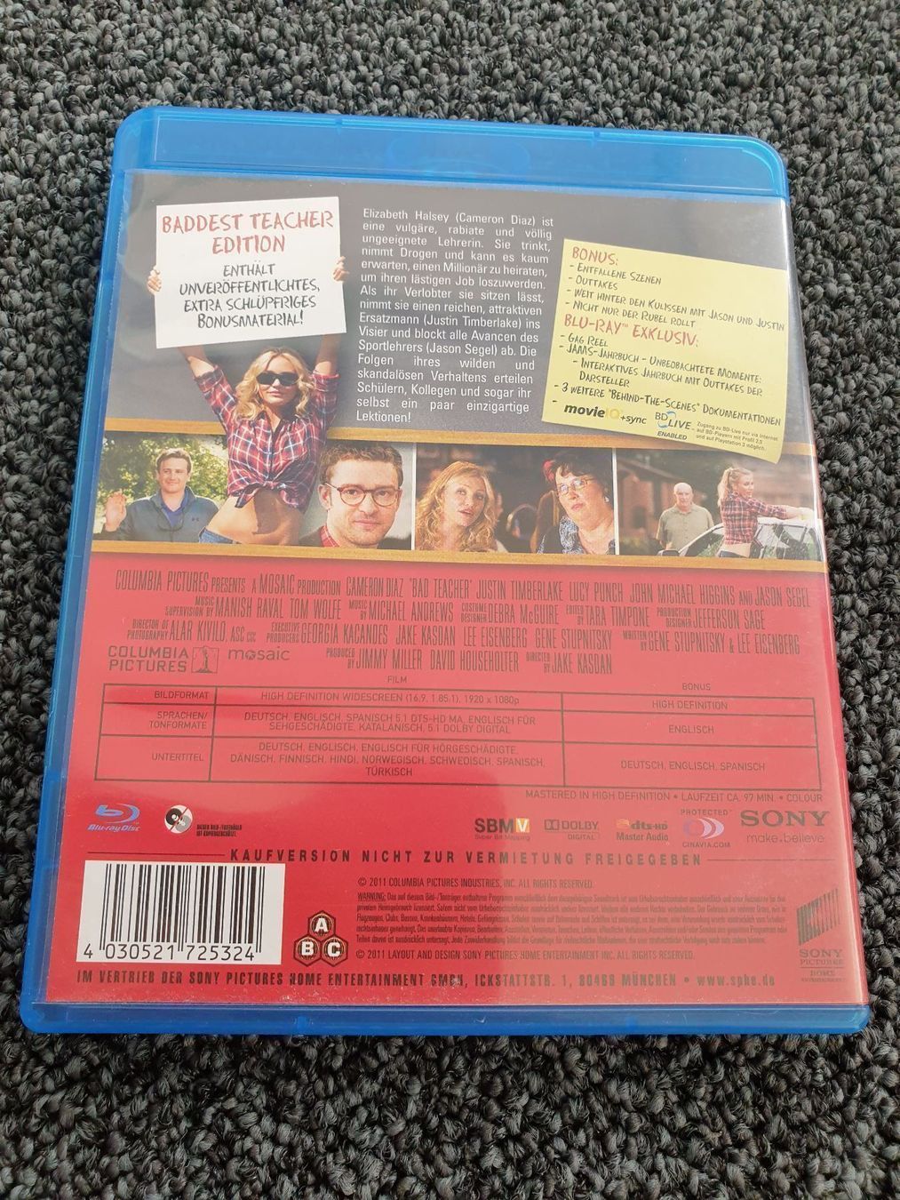 Alle DVDs: BAD TEACHER – Gebraucht aus Ruswil von jan_bxl5 1
