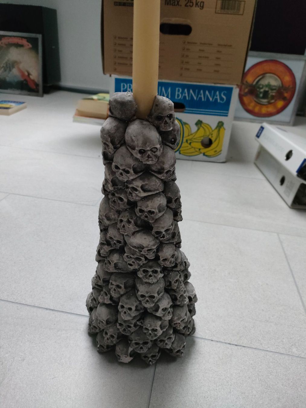 Portacandele: Kerzenständer Totenkopf – Usato da Aarburg venduto da Frys 6