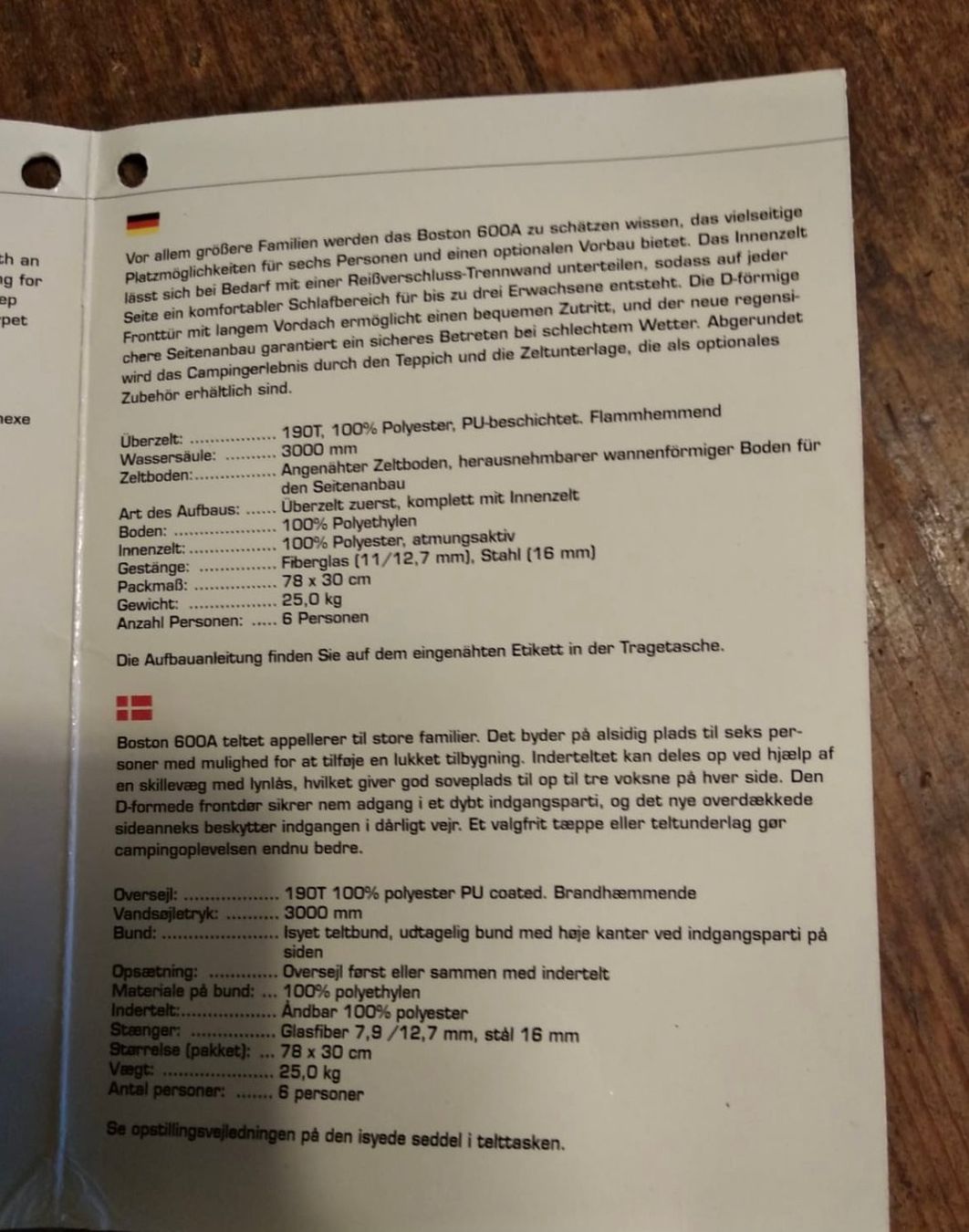 Zelte: Zelt Boston 600A – Gebraucht aus Züberwangen von  2