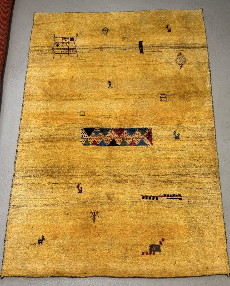 Gabbeh Tappeti: Wunderschöner Perserteppich Gabbeh 198x135.cm – Usato da Sempach venduto da Star7 1