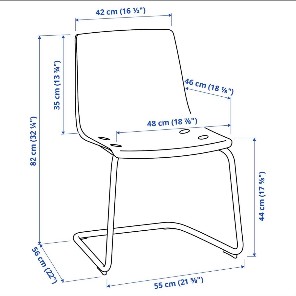 Ikea Chaises: 4x Ikea Stühle Tobias – D'occasion à Gerlafingen par tbnl02 1