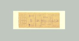 V.B. (Verkehrsbetriebe) Schwyz, altes Retour-Billett Fr.1.30