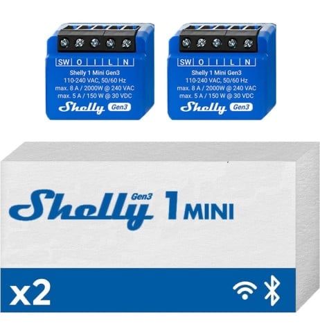 Shelly Interruttori: 2x Shelly 1 Mini gen3 – Nuovo (secondo la descrizione) da Sennwald venduto da hosszidavid