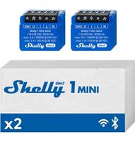 2x Shelly 1 Mini gen3