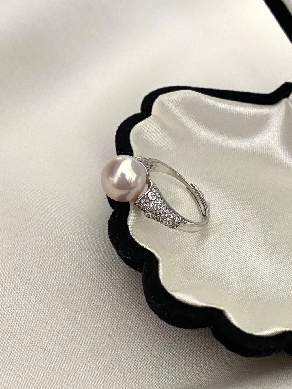 Anelli: 10 mm Top Qualität Süsswasserperlen Ring – Nuovo e nell'imballaggio originale da Sarnen venduto da Yingsperlen2 1