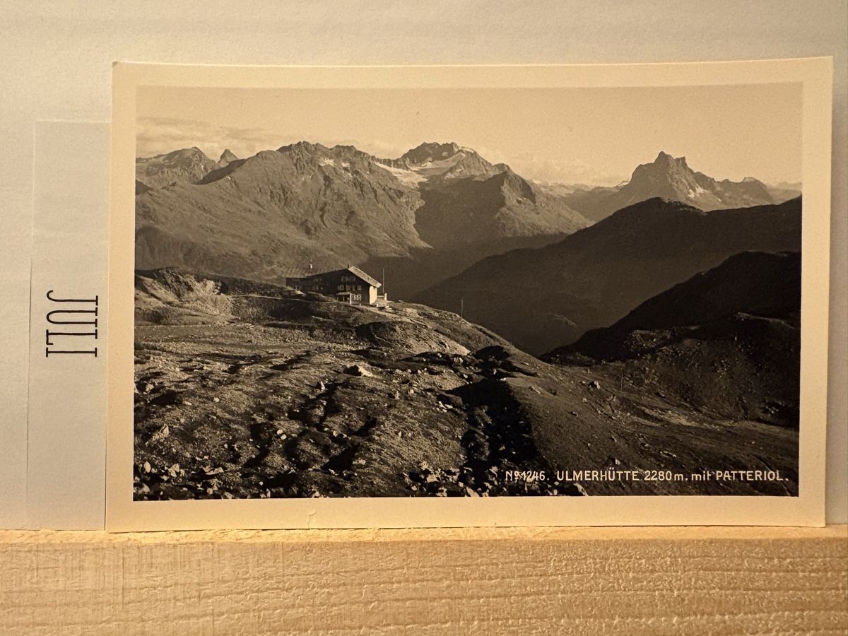 Ansichtskarten: AK von Ulmerhütte Patteriol – Gebraucht aus Rümlang von Kartenpost1