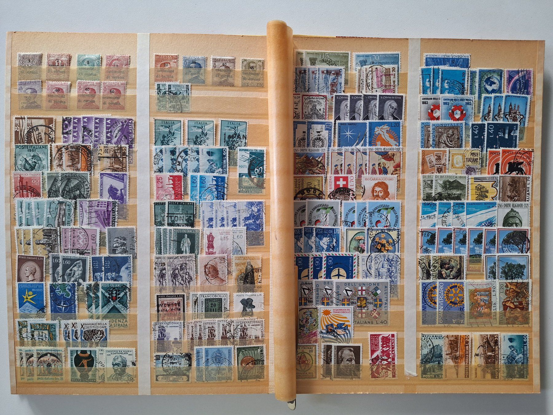 Alle Briefmarken: ITALIA - 16 Seiten Album – Gebraucht aus Sonvico von deca66 5
