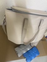 Kühltasche 22 Liter beige mit zwei Kühlakkus neuwertig