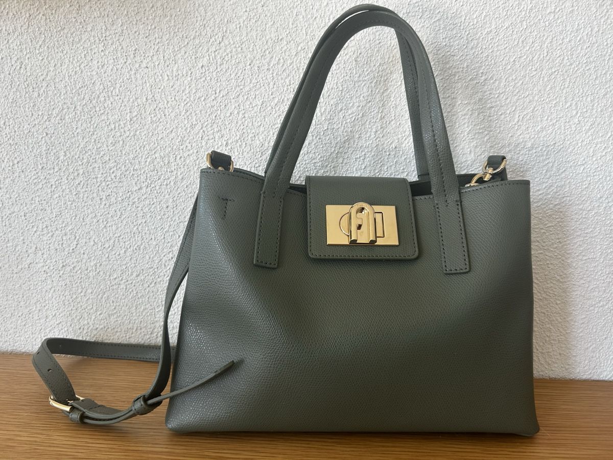 Furla Taschen für Damen: Furla Leather Bag Medium Olive – Neu (gemäss Beschreibung) aus Uitikon Waldegg von any_6lcf 1