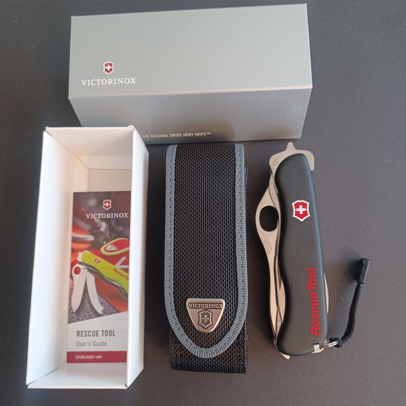 Victorinox Taschenmesser: Victorinox Rescue Tool Schwarz...Rar – Neu und originalverpackt aus Balgach von FENDIE