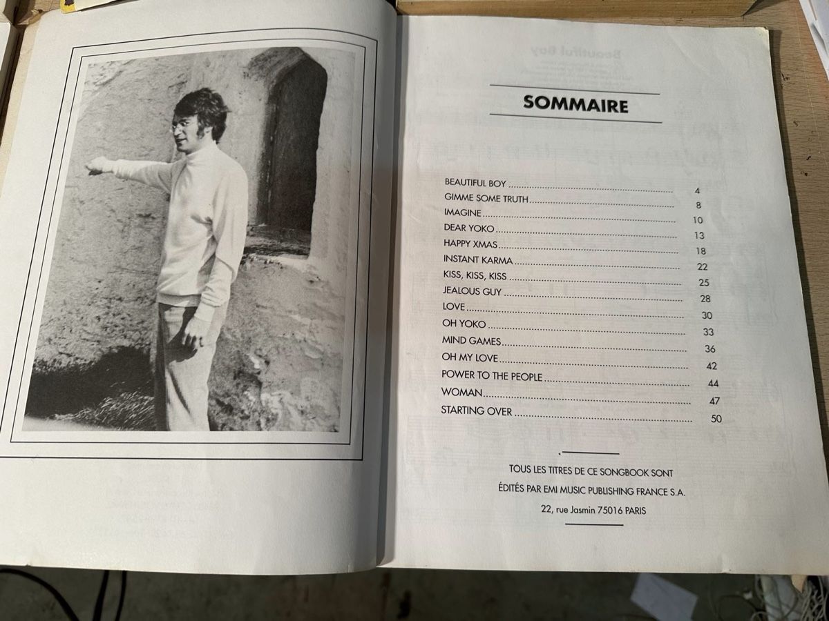Riviste & Magazine: Vintage Sheet Music Bundle: Beatles, Clapton, Dylan, Lennon – Usato da Lausanne venduto da artnouveau04 3