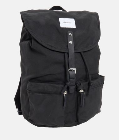 Sandqvist Rucksack schwarz neuwertig!
