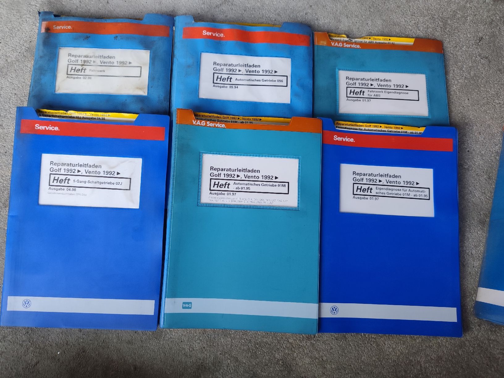 Bücher: Werkstatthandbücher VW Golf 1992/ Vento 1992 – Gebraucht aus Rebstein von andi322 7