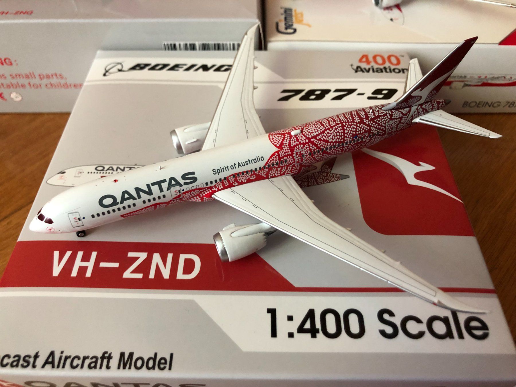 Boeing Modellbausätze & Standmodelle: Qantas 3X B787-9 Set - 1/400 – Neu und originalverpackt aus Genève von SwissLX23 3