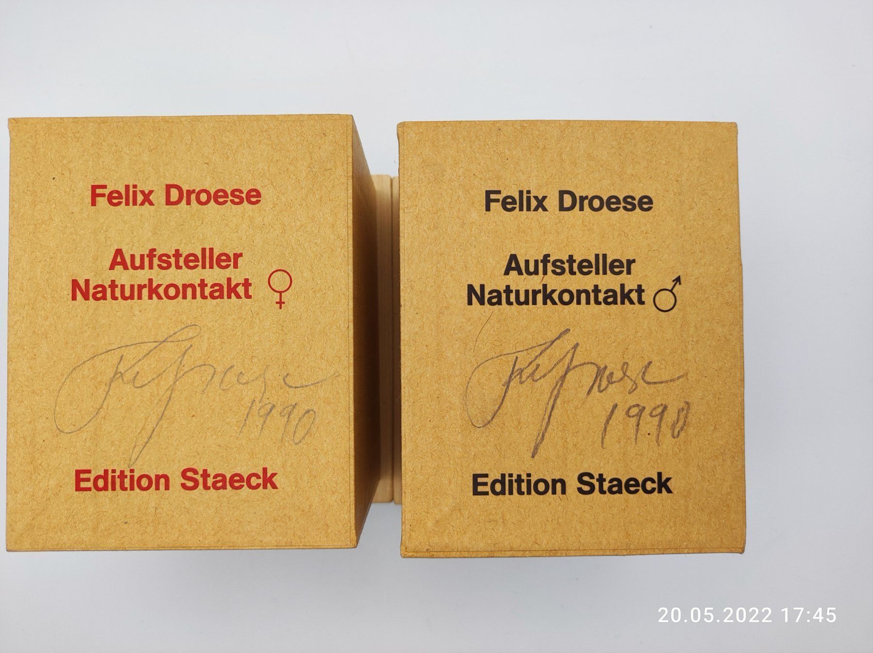 Incisioni: FELIX DROESE - AUFSTELLER - MULTIPLE - SIGNIERT – Usato da Goldach venduto da Gaip 2