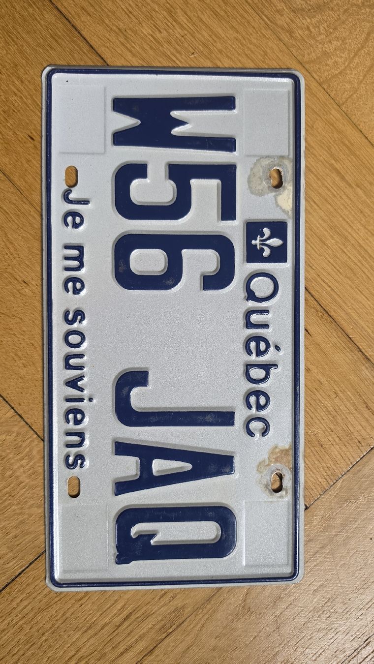 Insegne: plaque d'immatriculation Canada – Difettoso da Genève venduto da Alinebnc