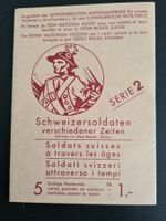 Postkarten Schweizersoldaten div. Zeiten
