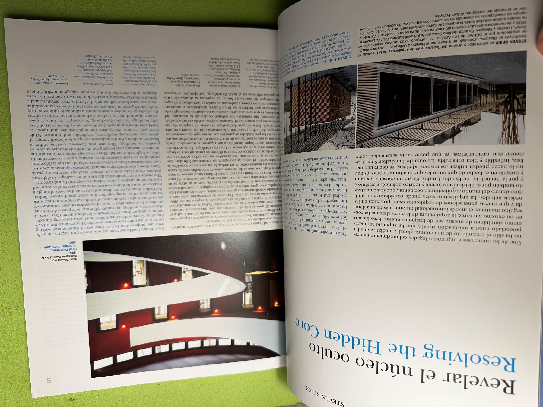 Zeitschriften & Magazine: 2G n.35: Burkhalter Sumi. Obra reciente. Recent work. 2005 – Gebraucht aus Zürich von allp 3