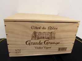 Caisse à vin en bois – Côtes du Rhône 