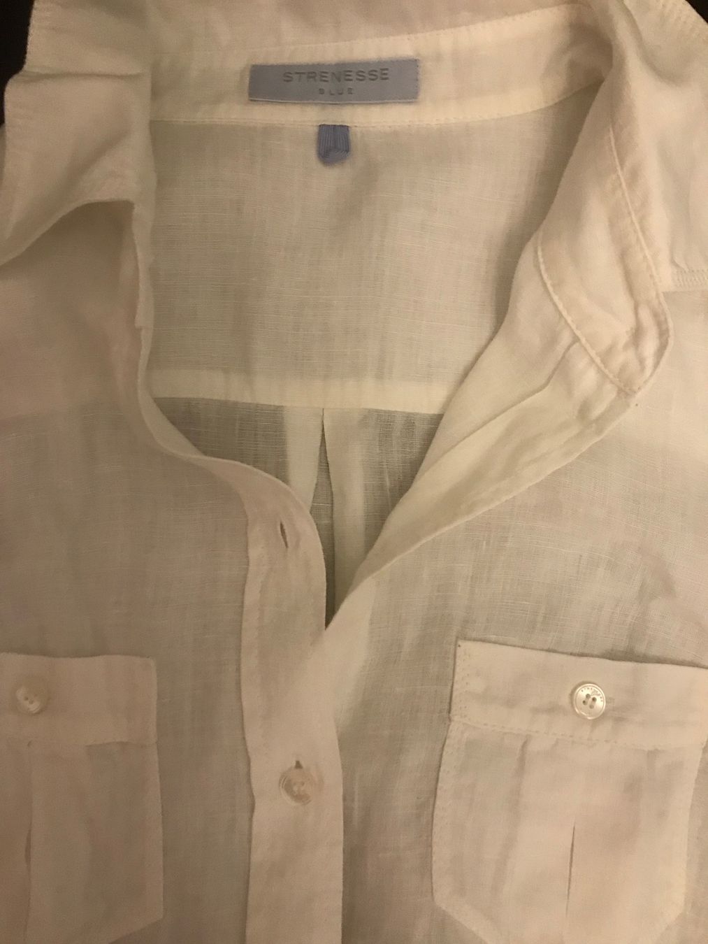 Strenesse Blusen: Sommerbluse von Strenesse Blue, weiss, Gr. 40 – Gebraucht aus Niederteufen von mix18 2