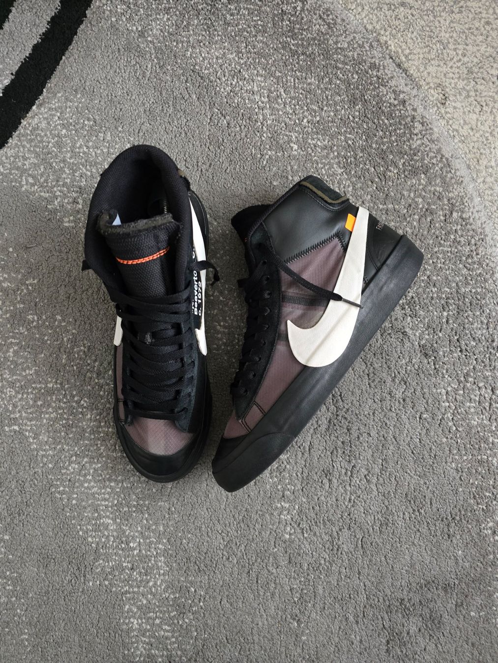 Scarpe da uomo: Blazer high off white grim reaper – Usato da Bôle venduto da A_Kickstory