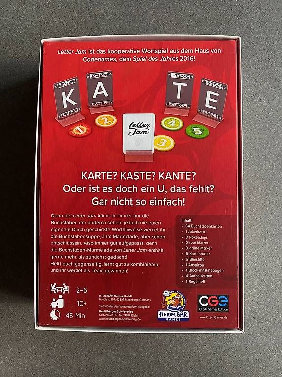 Giochi: Brettspiel: Letter Jam – Usato da Schlieren venduto da elisa_zh 1