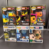 Funko Pop! Marvel 6er Set Thor Venom Hulk Iron Man & mehr