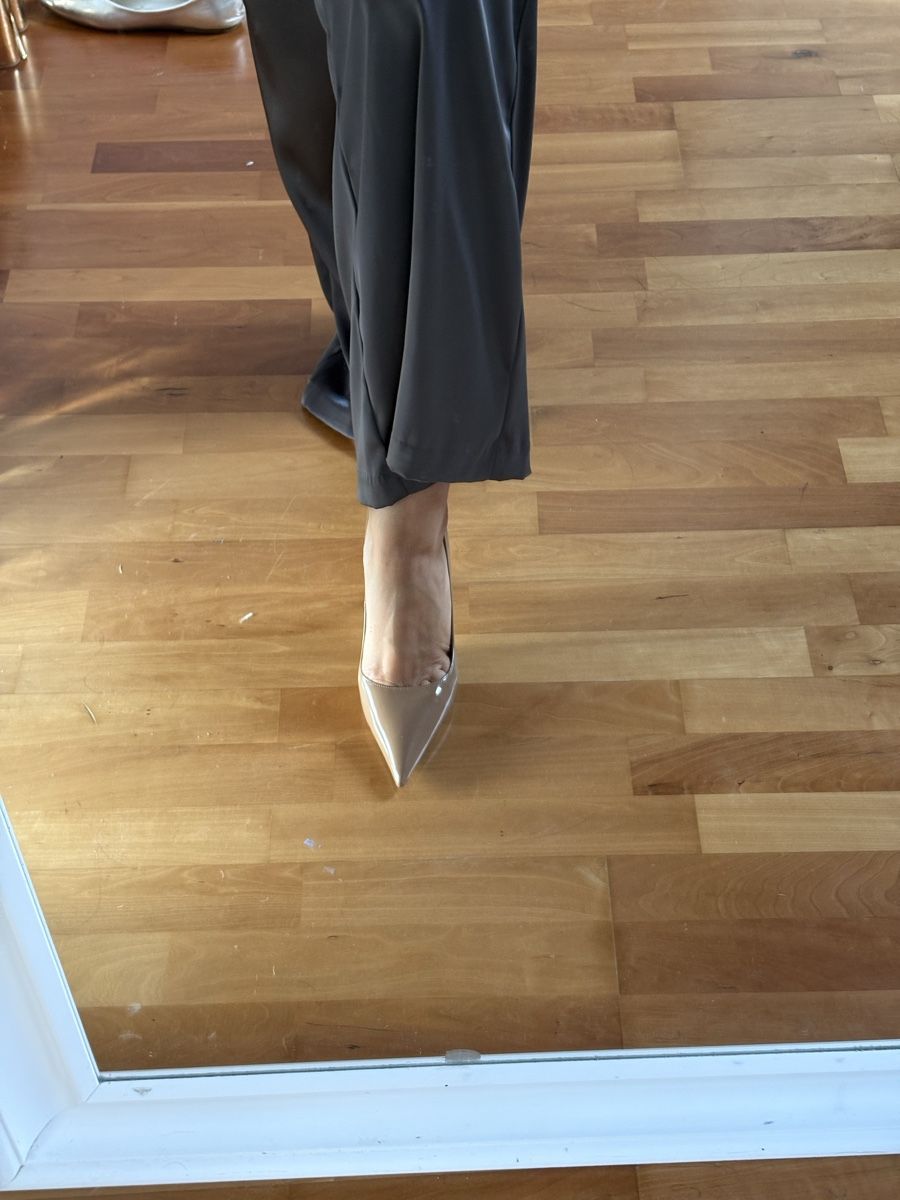 Mango Damenschuhe: Pumps Lackleder beige Grösse 40 – Neu (gemäss Beschreibung) aus Trimmis von aylin.dogan0711