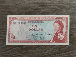 East Caribbean 1 Dollar ND65 !!!!!!