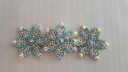 Haarspange  Blumen  von Swarovski  Steinen AB.