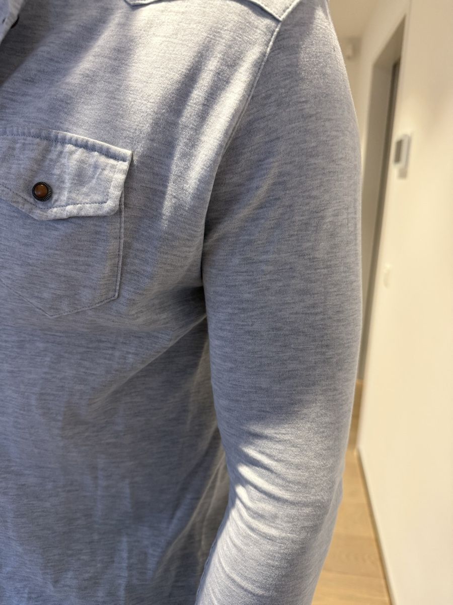 Eleventy Camicie: Eleventy overshirt grau melange M – Nuovo (secondo la descrizione) da Zürich venduto da ste_vwk8 1