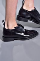 Black Leather PACO RABANNE Derby Shoes sz 37 NP 895
