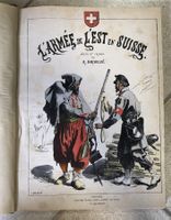 A. Bachelin: L'Armée de l'Est en Suisse + 4 autres albums