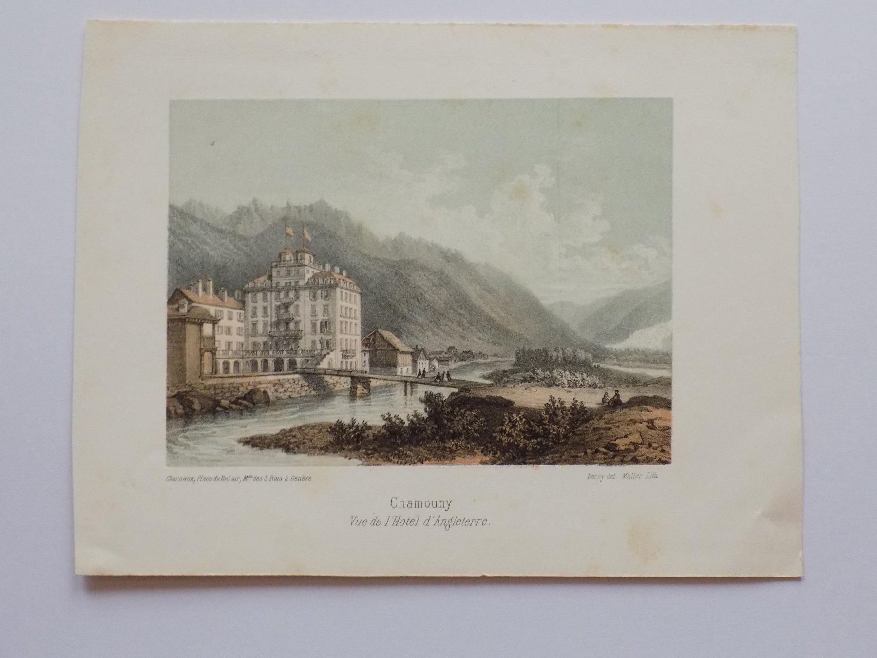 Incisioni: Chamonix Chamouny – Usato da Risch venduto da Rischli15