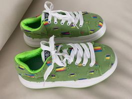 MUST HAVE - sportlicher Hingucker Damenschuh, apfelgrün, 39