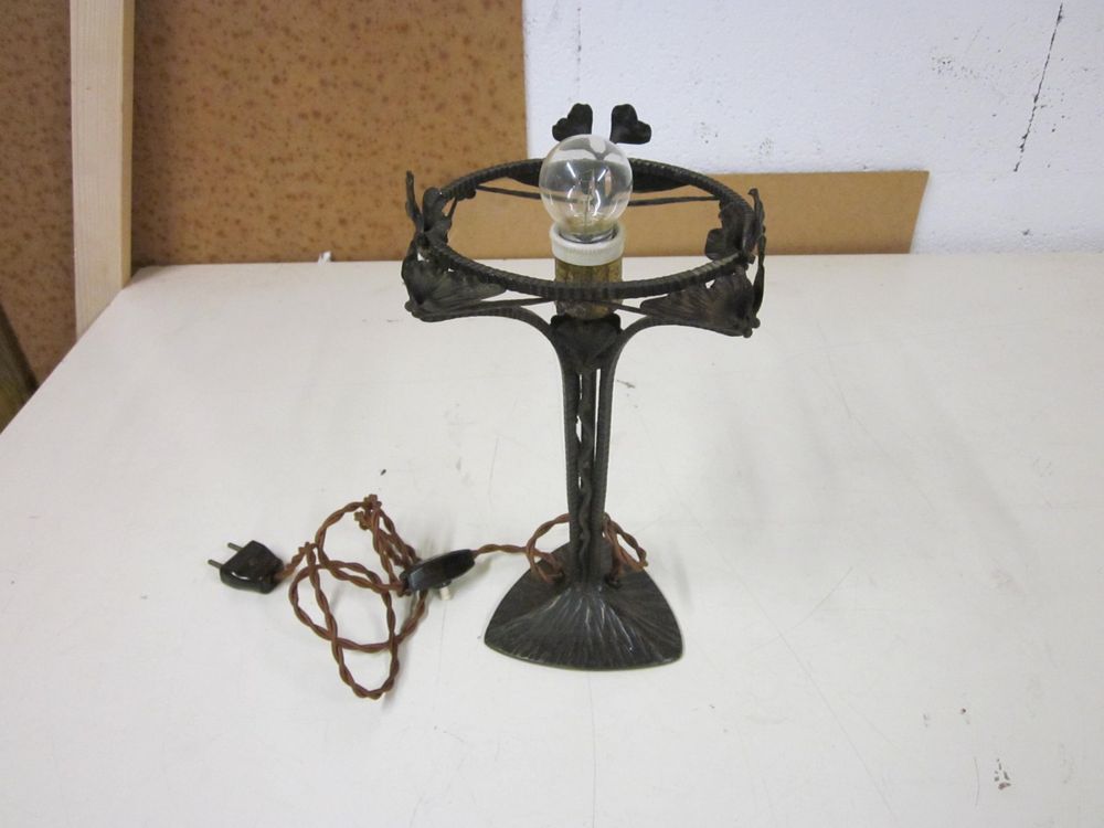 Antik Lampe Art Déco 1920-1930 LE FER FORGE H.FOURNET (Gebraucht) in ...