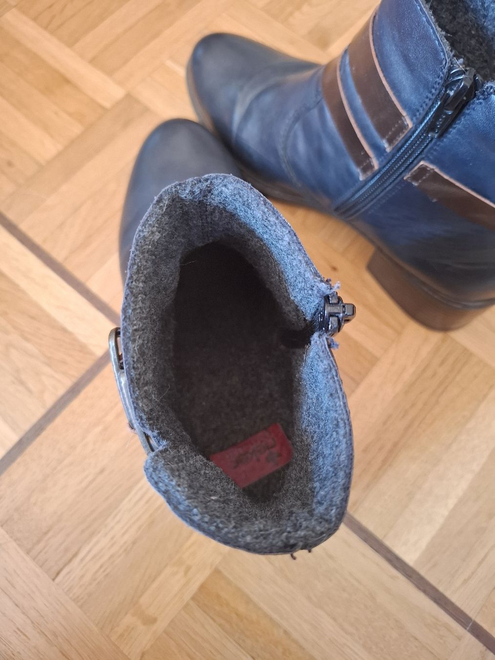 Rieker Scarpe da donna: Bottines en cuir taille 38 – Usato da La Tour-de-Peilz venduto da Marin_nette 3
