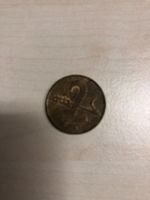 Münze 2 Rappen 1957