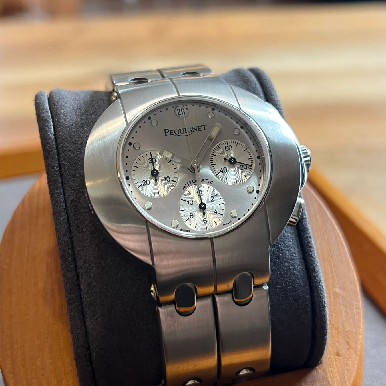 Orologi: Pequignet Moorea Anatomic Auto Chronograph – Usato da Carouge GE venduto da Watchaser 1