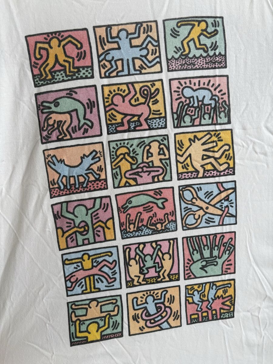T-shirt: T-shirt Keith Haring, Size M  – Usato da Neuchâtel venduto da sharposneaks
