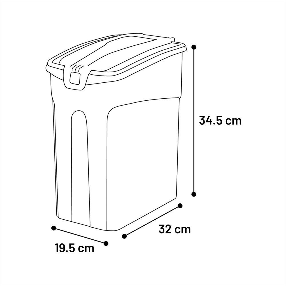 Contenitori & Simili: 2xVorratsbehälter Trockenfutter Hundefutter Katzenfutter 16l – Nuovo (secondo la descrizione) da Fischbach-Göslikon venduto da PitBullDoll 7