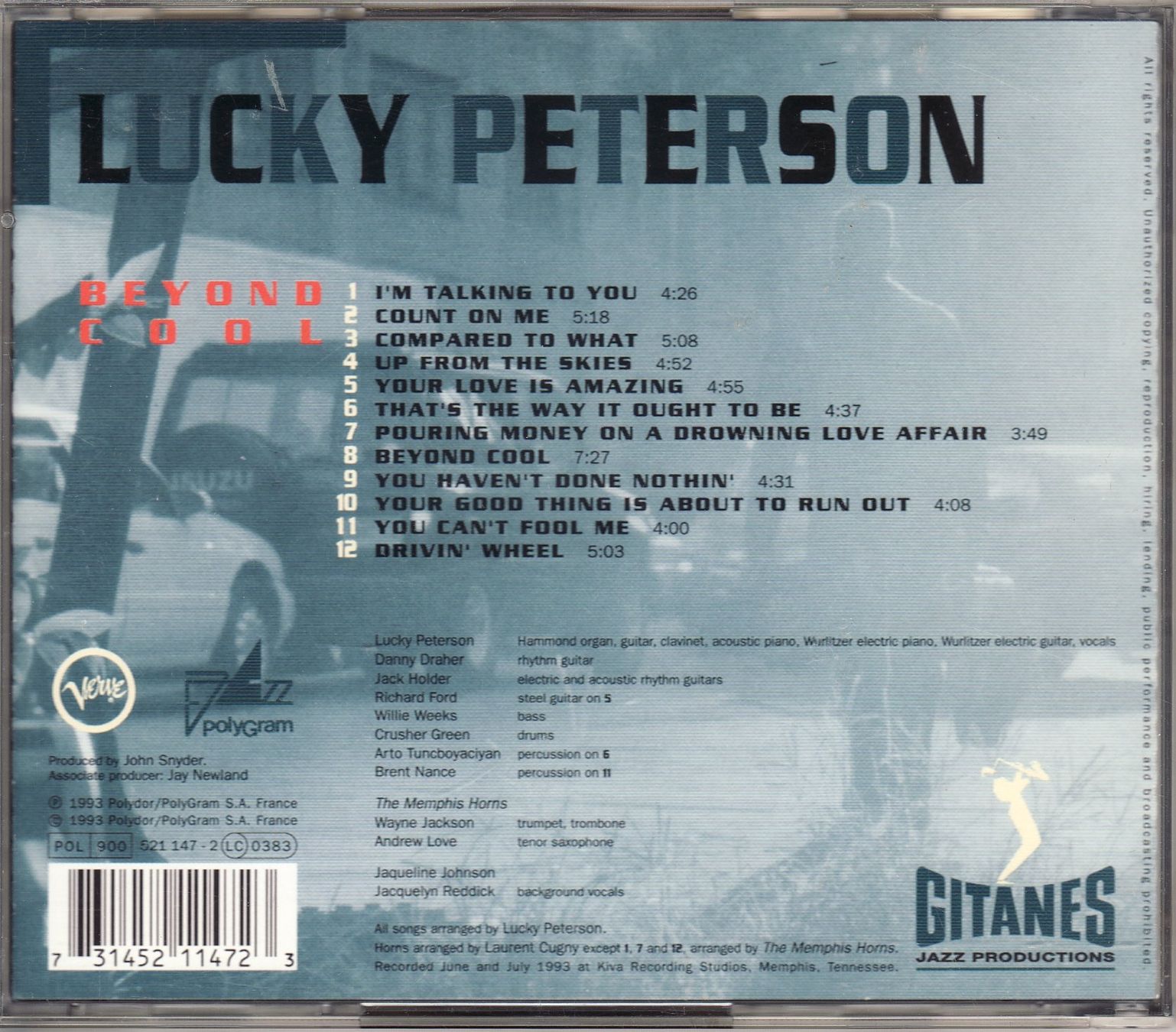CD: Lucky Peterson – Beyond Cool – Nuovo (secondo la descrizione) da Boussens venduto da catfood01 1