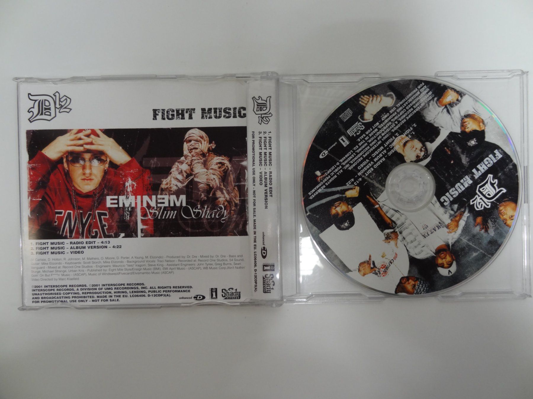 CD: D12 - Fight Music (CD-Maxi) – Usato da luzern venduto da musicandart 1