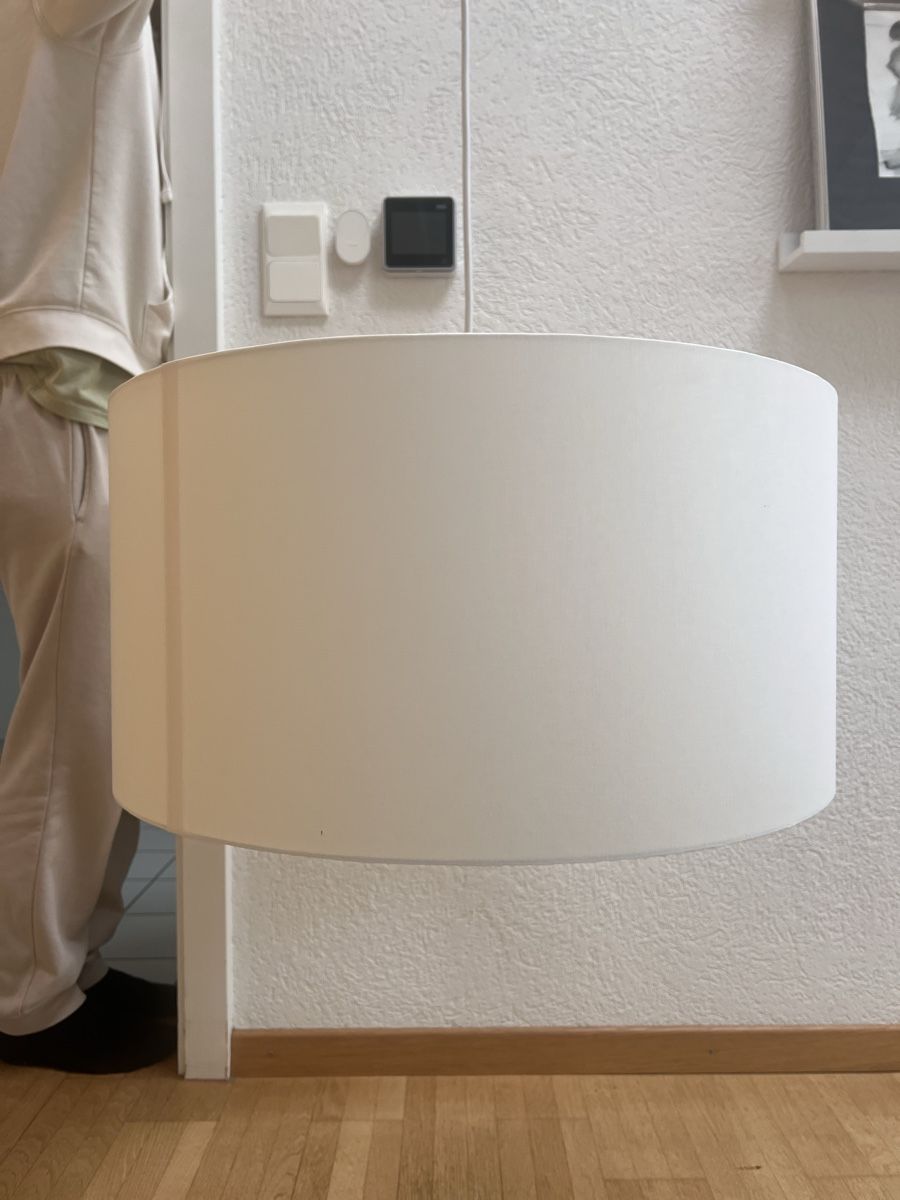 Lampadari & plafoniere: Hängelampe, Stoffschirm, Durchmesser 60 cm – Usato da Ostermundigen venduto da Steff18