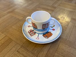Jako-o Kindergeschirr-Set, Teller und Tasse