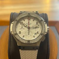 Hublot Big Bang Steel White Diamond Set Full Set 342.SE.230