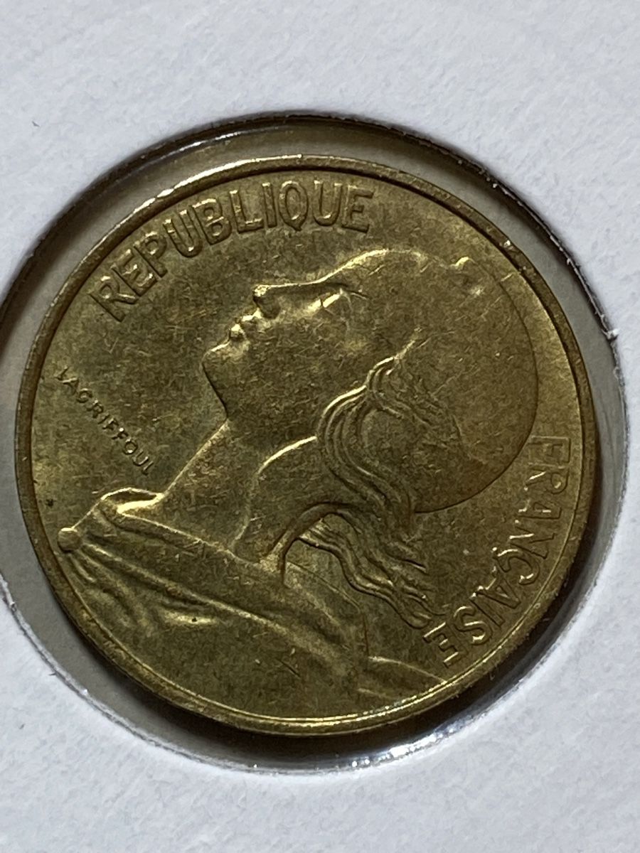 Alle Münzen: France - 10 centimes -1984 – Gebraucht aus Payerne von Mike1682 1