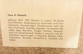 Gemälde von H.E. Deutsch 